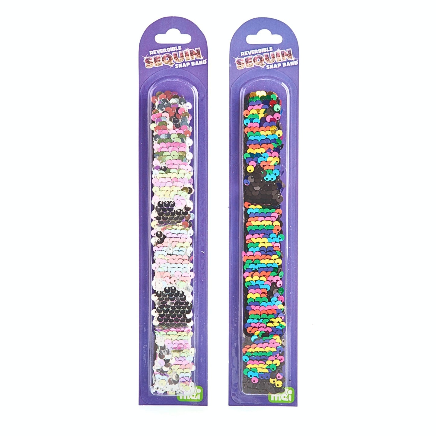 Colour Change Sequin Snap Band