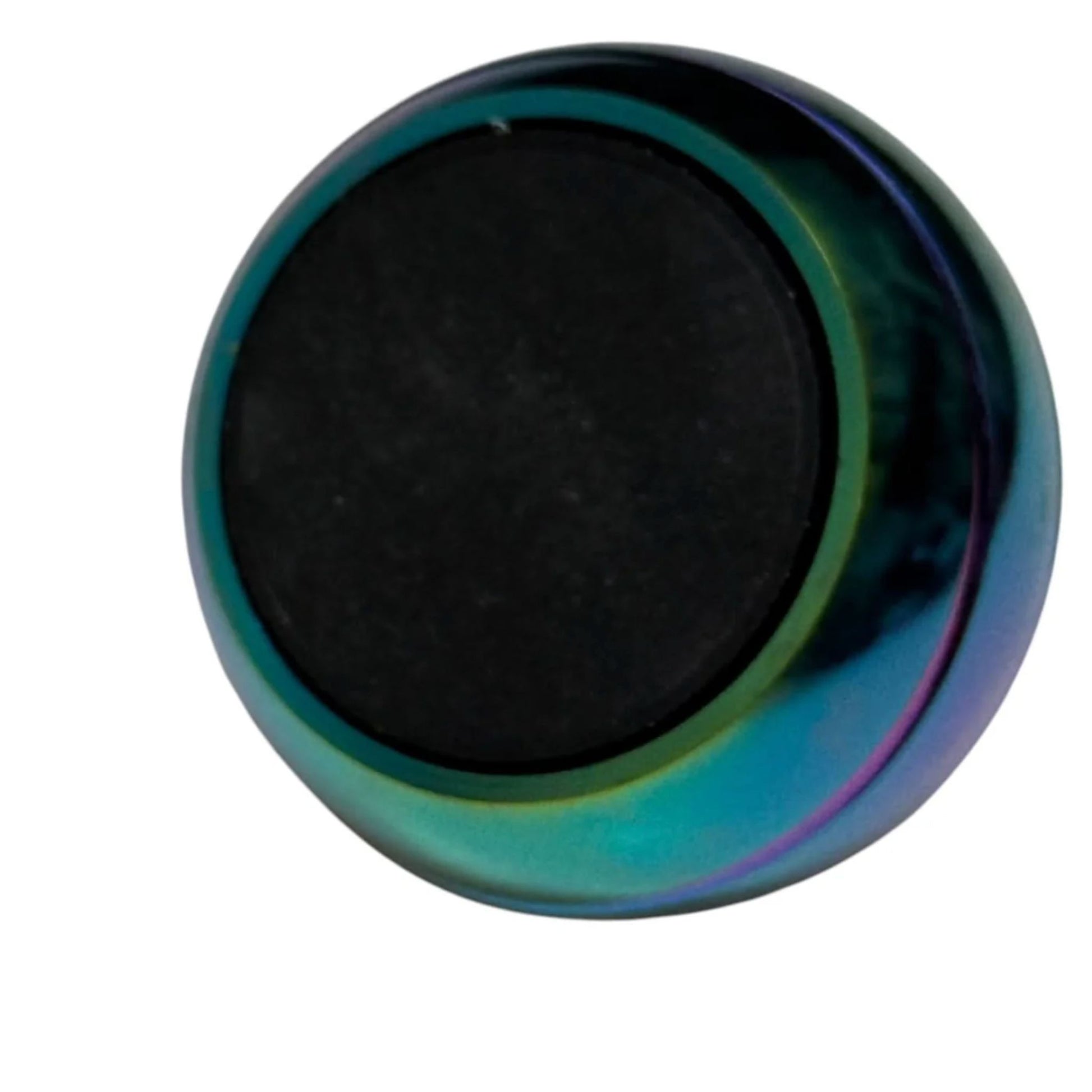 Bottom side of the Gyroscope Spinning Desktop Fidget by Kaiko in Oil Slick