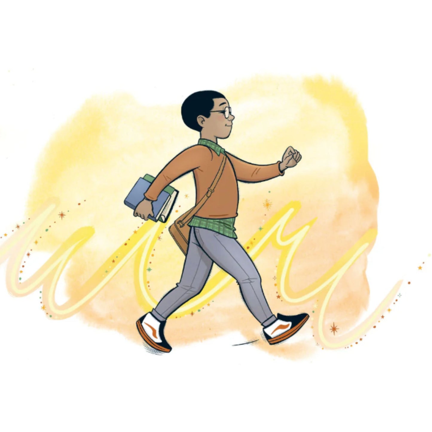 Illustration from the "confidence" page from the book, "How Do I Feel A Dictionary of Emotions for Children" by Craig Phillips