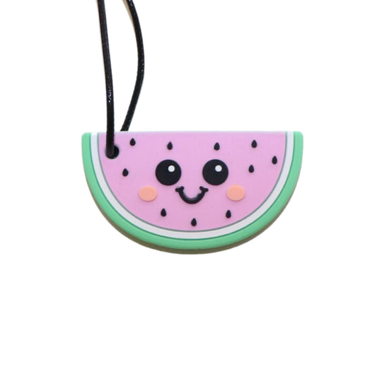 Jellystone Designs Chew Necklace Watermelon in Pastel