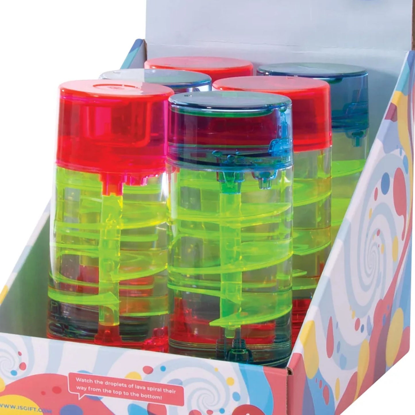 Lava Drops Spiral Liquid Timer