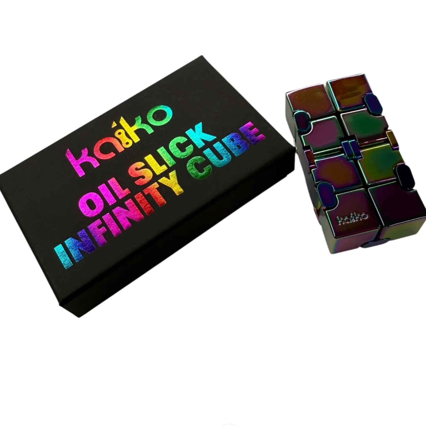 Original Oil Slick Infinity Cube by Kaiko