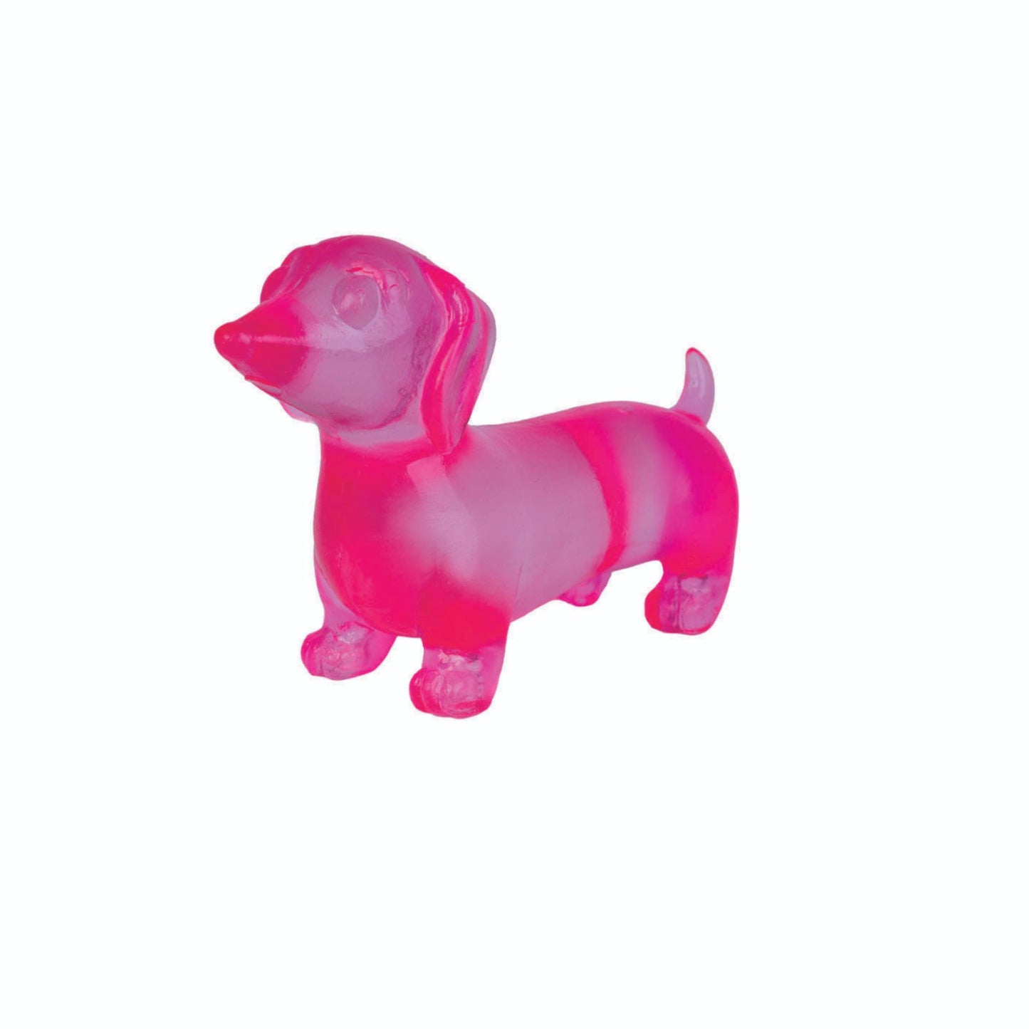 Smooshos Super Squeeze Dachshund Stress Ball Squishy in Pink
