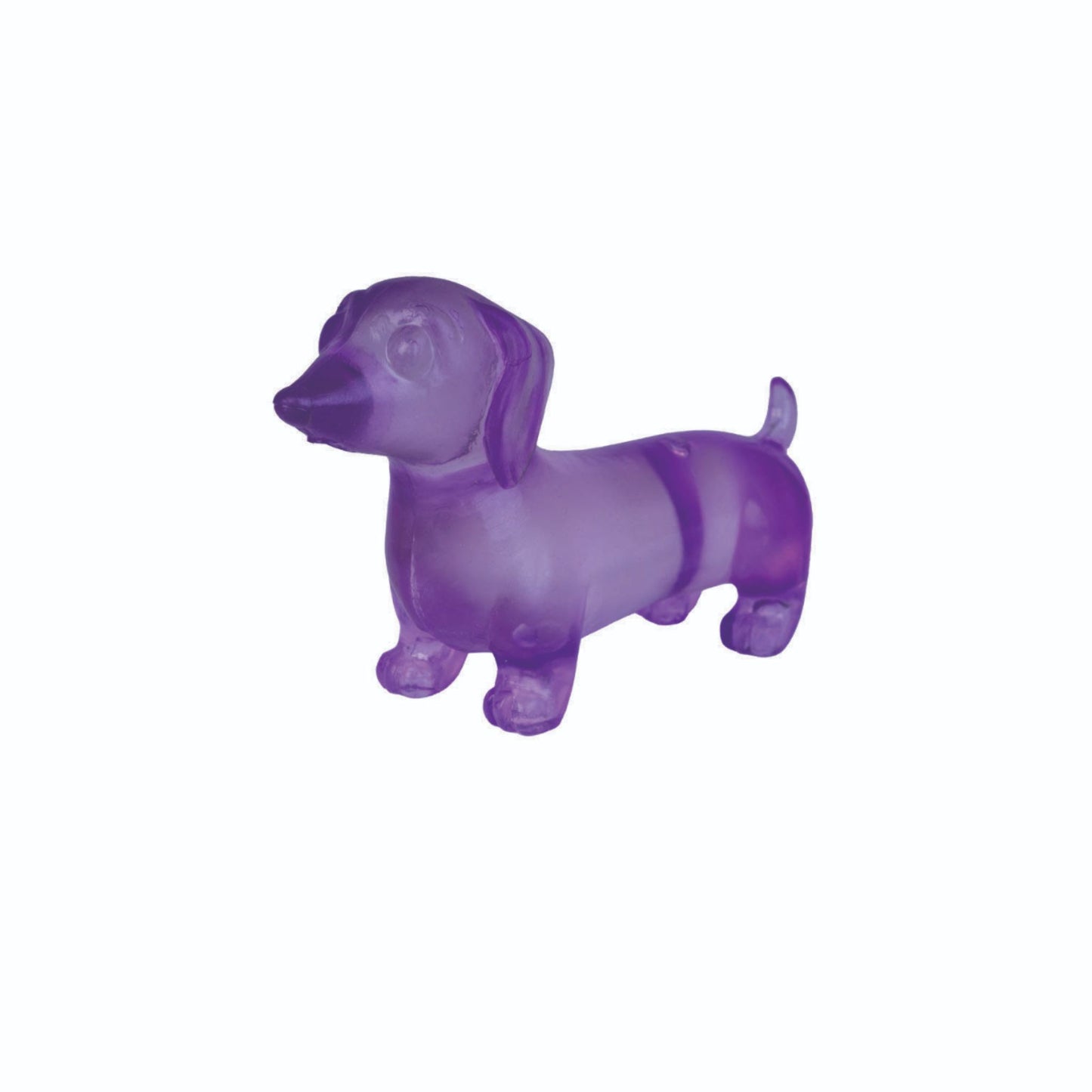 Smooshos Super Squeeze Dachshund Stress Ball Squishy in Purple