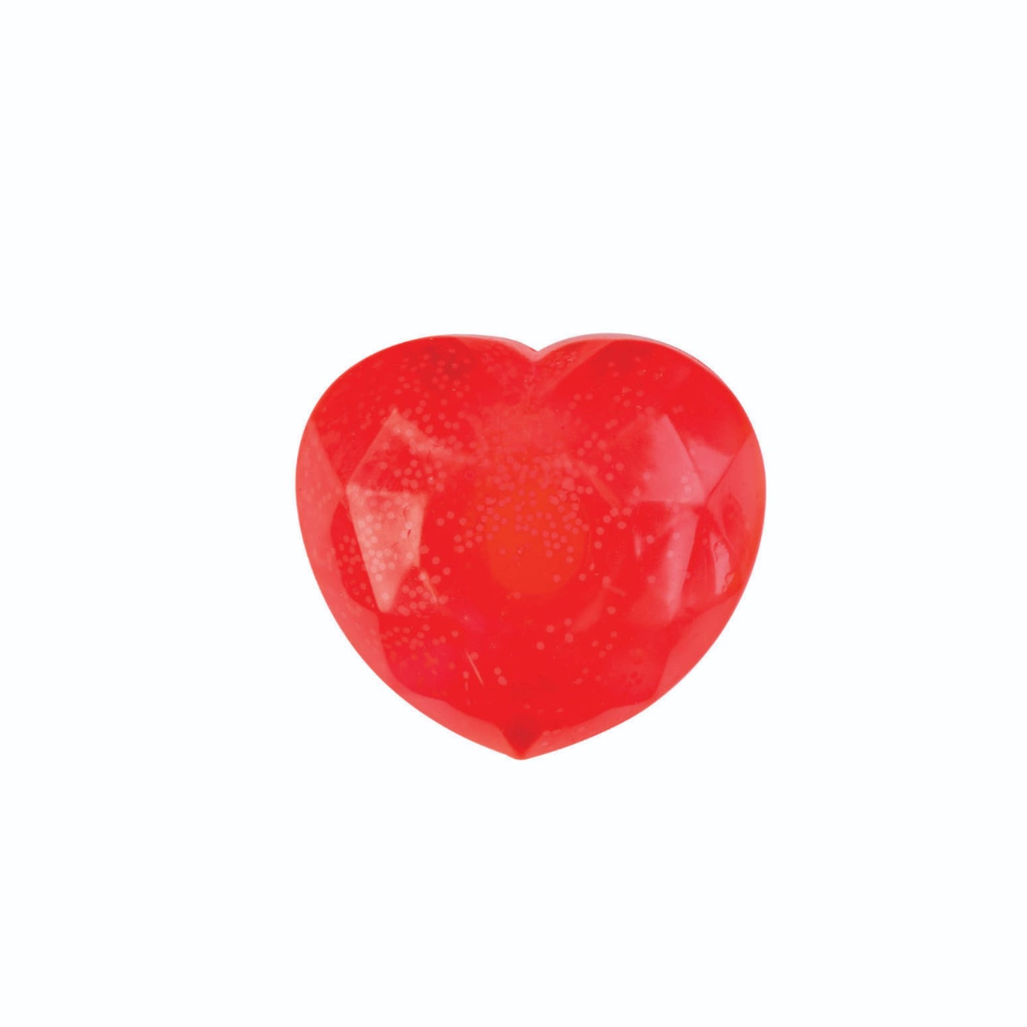 Smooshos Super Squeeze Glow in the Dark Heart Stress Ball Squishy in Red