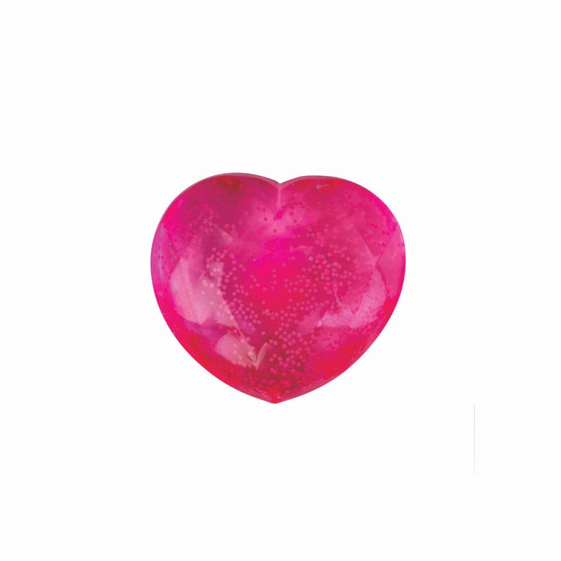 Smooshos Super Squeeze Glow in the Dark Heart Stress Ball Squishy in Pink