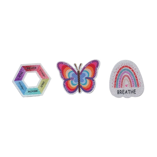Rainbow Sensory Stickers - 3 pack