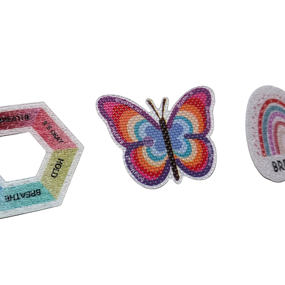 Rainbow Sensory Stickers - 3 pack