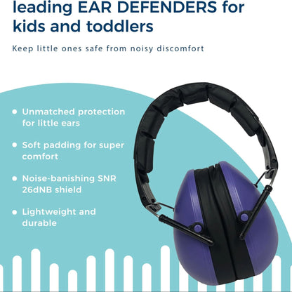 Banz® Earmuffs 2-10+ Years - Dark Purple