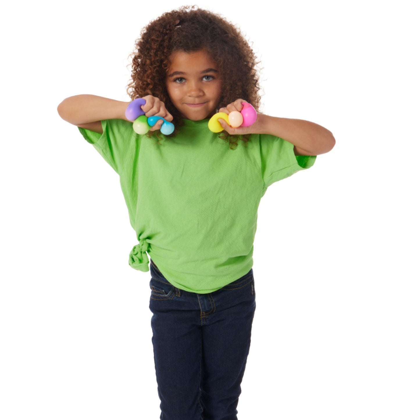 NeeDoh Rainboh Teenie Groovy Globs 6-pack