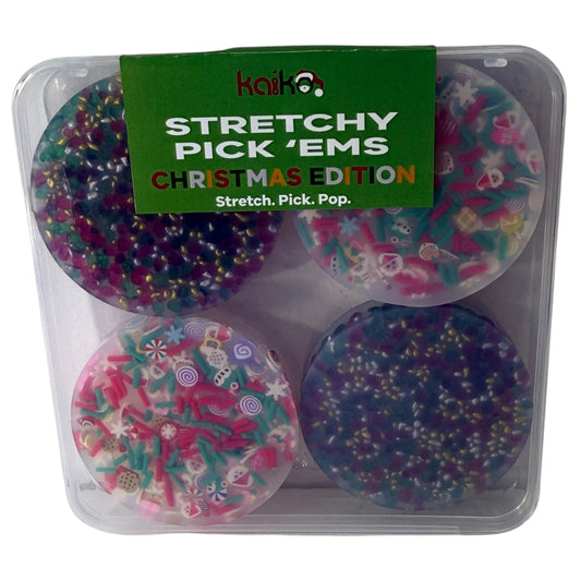 Christmas Stretchy Pick 'Em Stack - 4-Pack Discs
