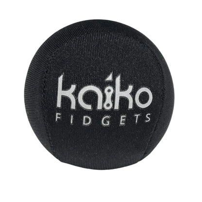 Black Extreme Squishy by Kaiko Super Robust Washable Sensory Squish  with 'Kaiko FIDGETS' logo on a light gray background