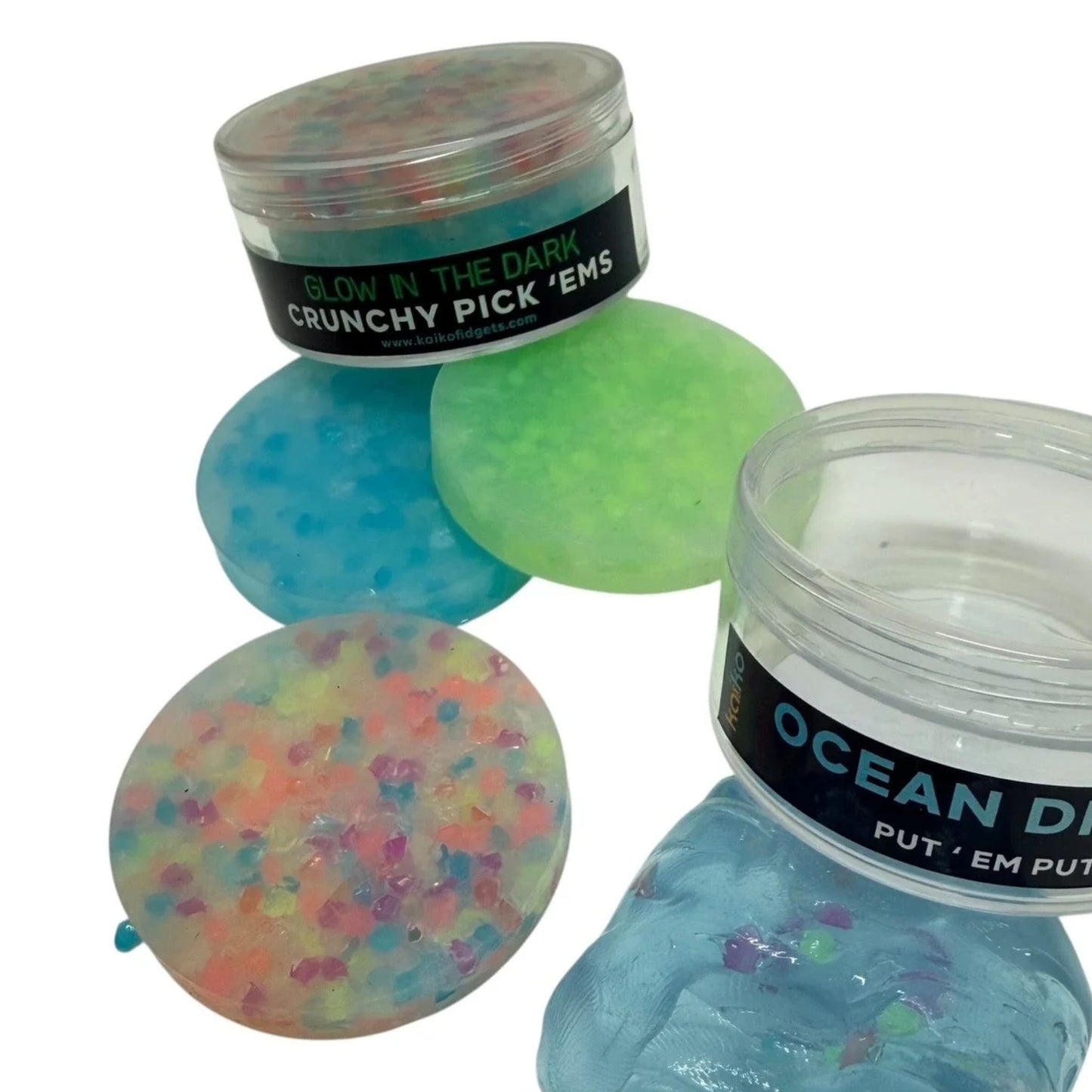 Glow-in-the-Dark Crunchy Pick ‘Em Stack - 3-Pack Refill Discs