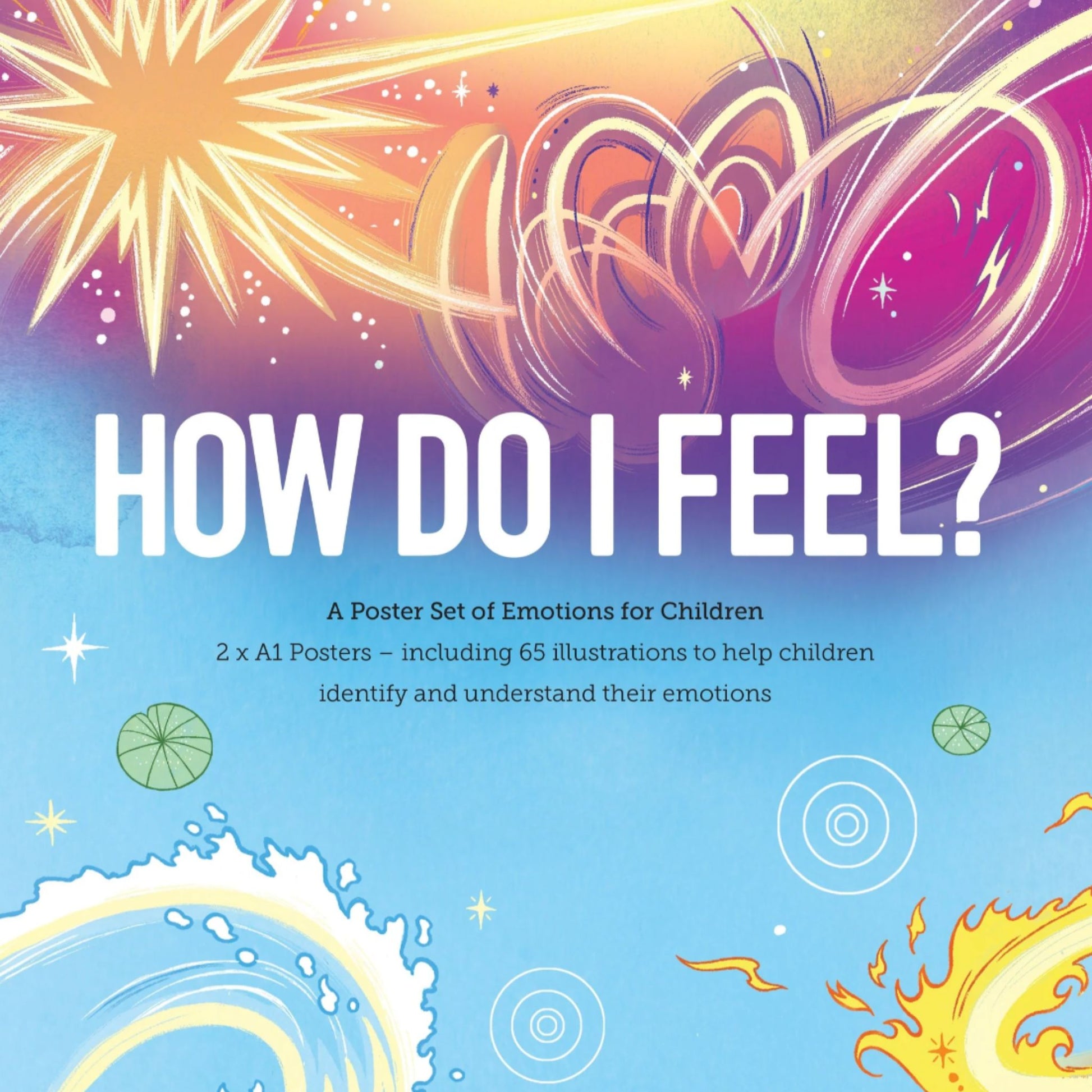 Cover of How Do I Feel? Poster Set Emotional Literacy learning aid for children 