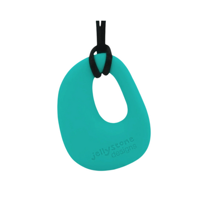 Jellystone Designs Chew Necklace Organic in Baja Green