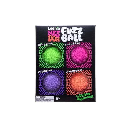 NeeDoh Teenie Fuzz Ball 4-pack