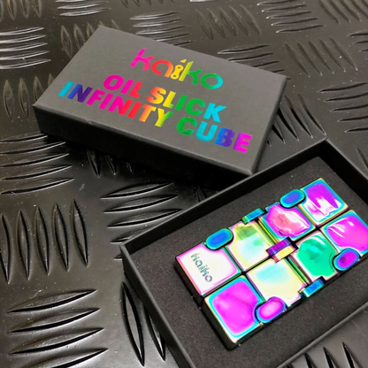 Original Oil Slick Infinity Cube by Kaiko