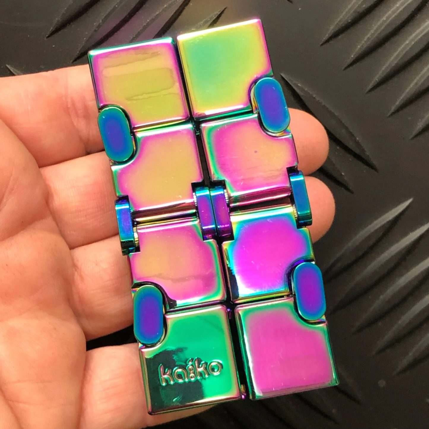 Original Oil Slick Infinity Cube by Kaiko