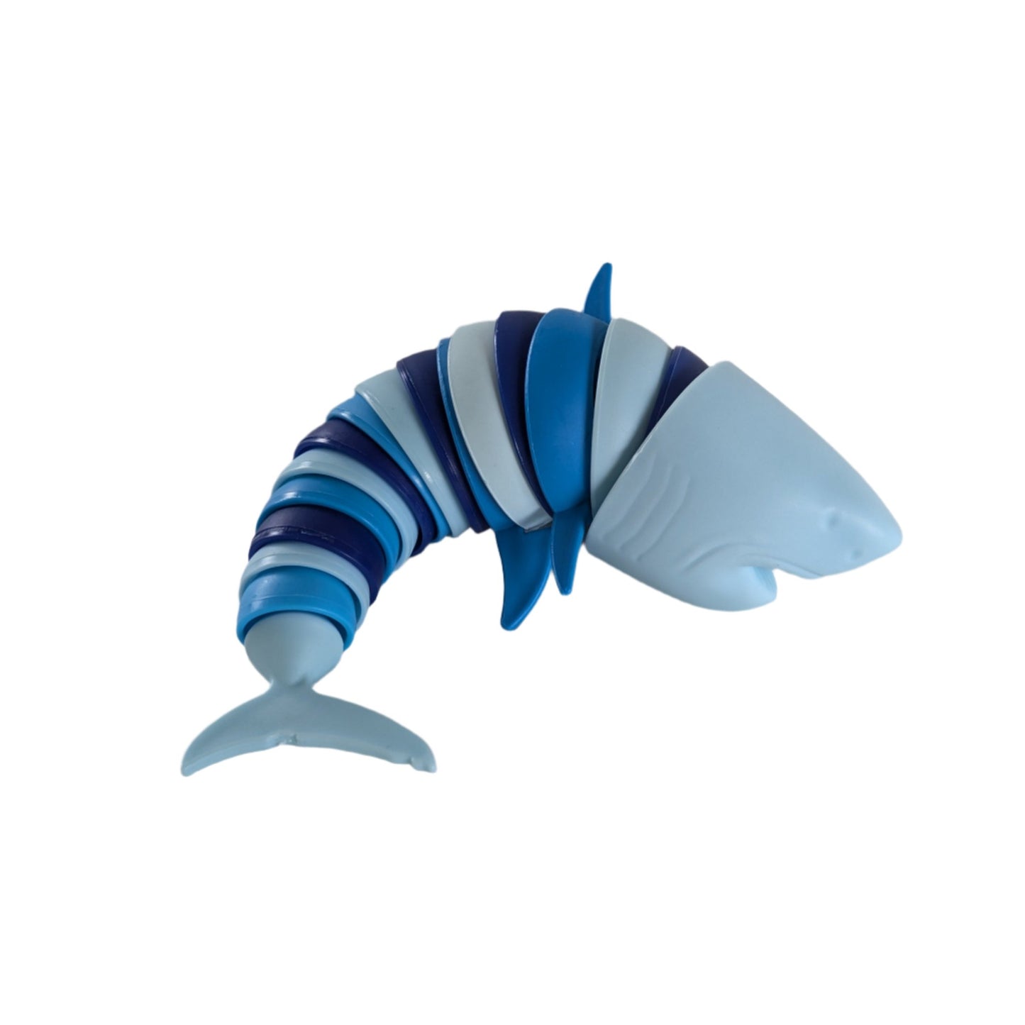 Side view of a Sensory Shark Fidget Toy
