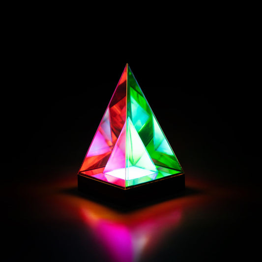 Pyramid Infinity Lamp