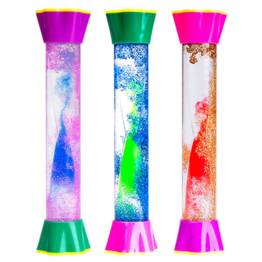 Sensory Stick - Glitter Hourglass