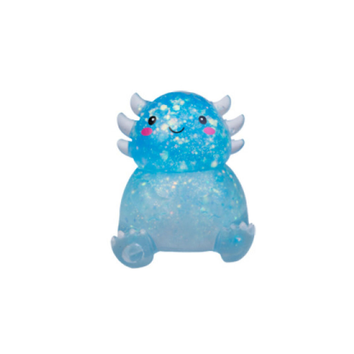 Smoosho’s Super Squeeze Glitter Axolotl
