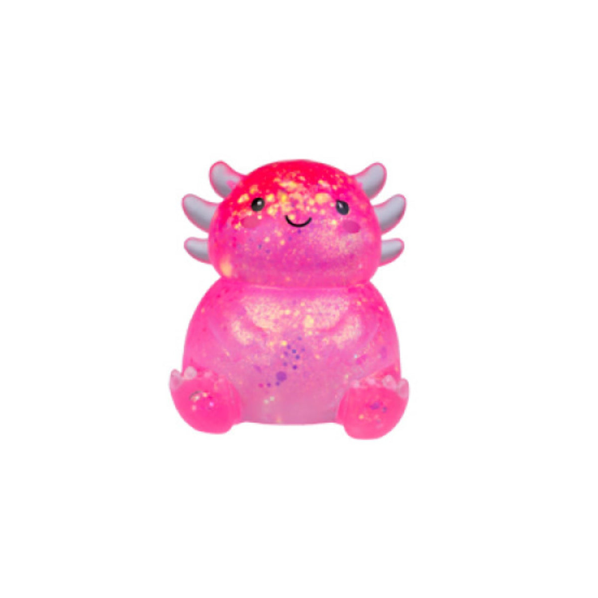 Smoosho’s Super Squeeze Glitter Axolotl