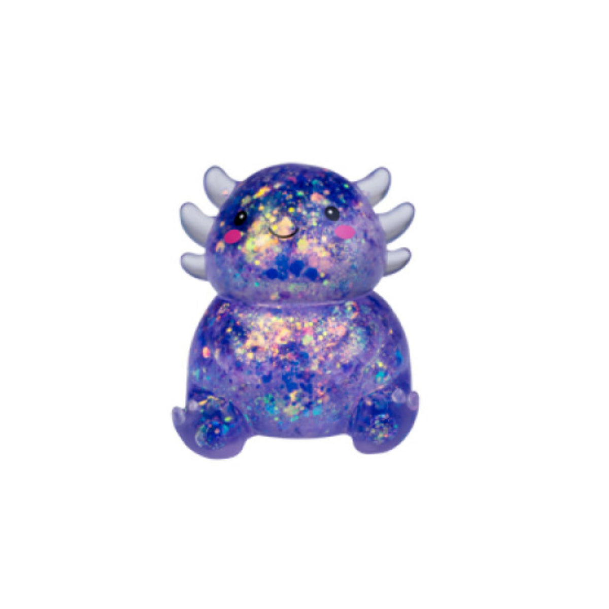 Smoosho’s Super Squeeze Glitter Axolotl