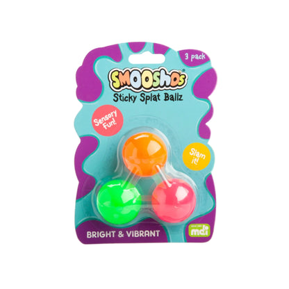 Smoosho's Sticky Splat Ballz 3-pack