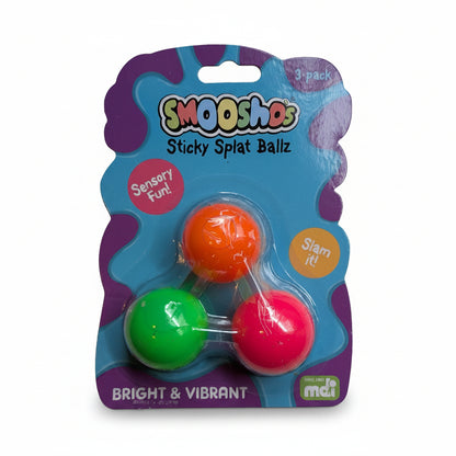 Smoosho's Sticky Splat Ballz 3-pack