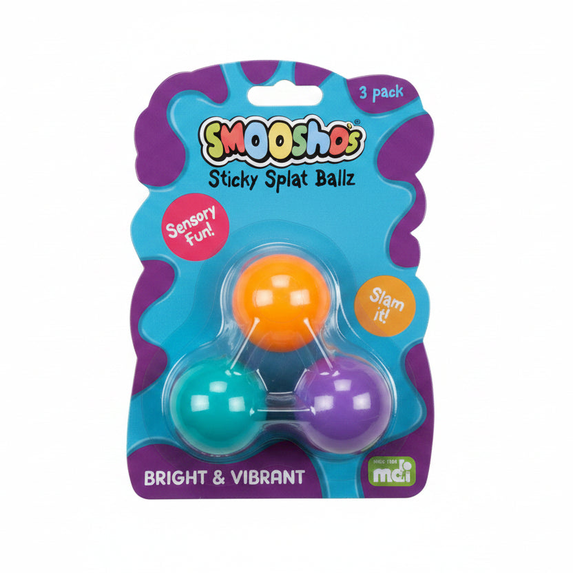 Smoosho's Sticky Splat Ballz 3-pack