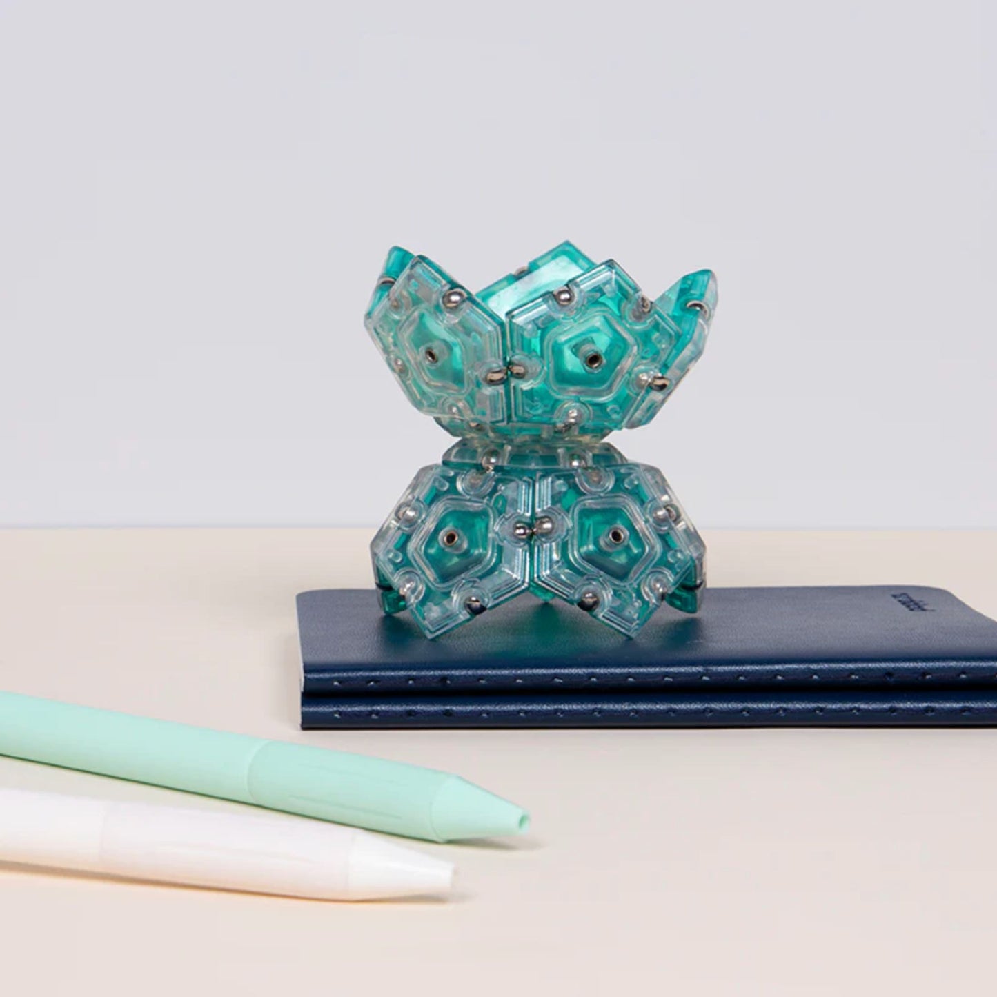 Geode Magnetic Fidget Set - Aqua Marine