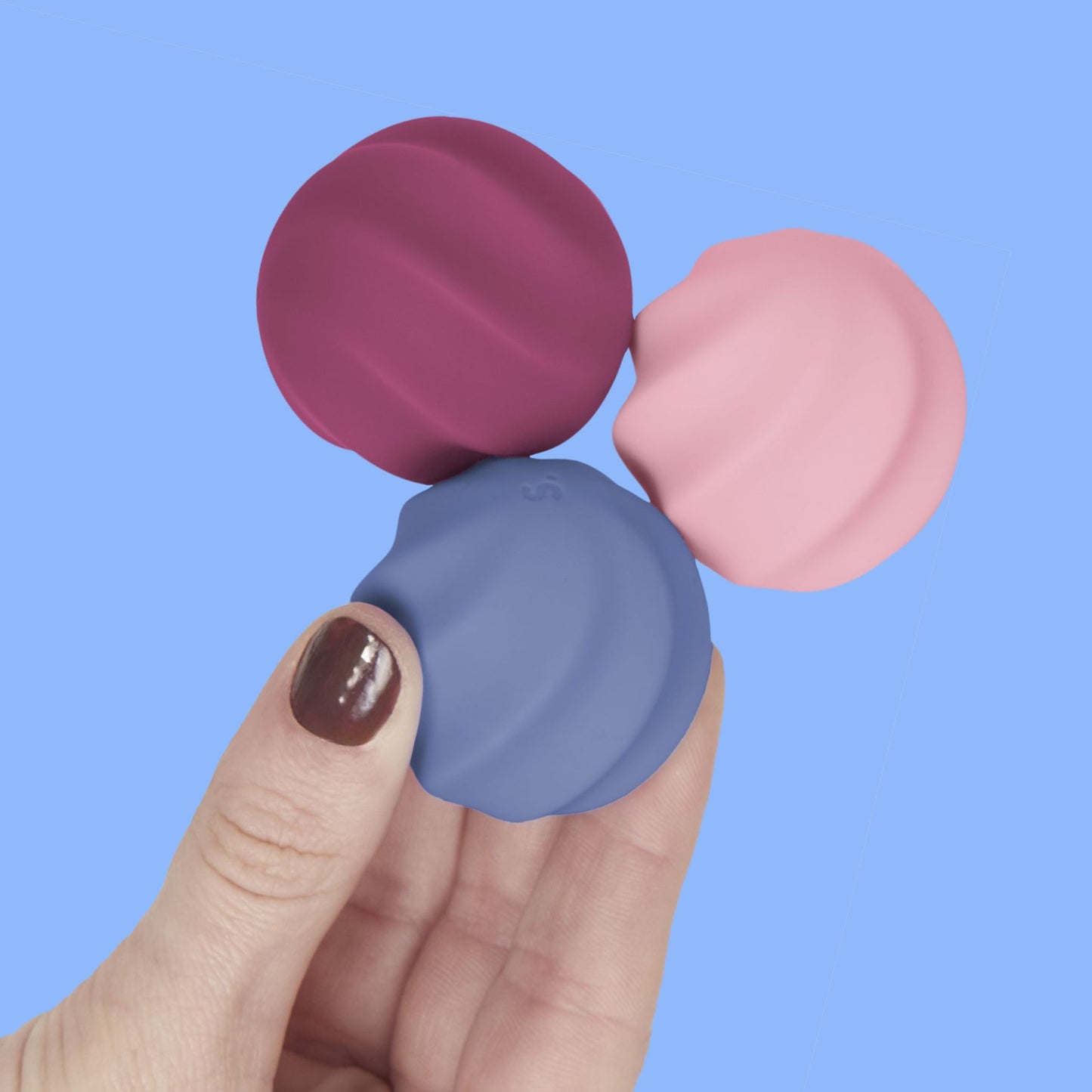 Odds Silicone Magnets - Pink Swirls