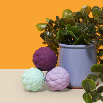Odds Silicone Magnets - Purple Puffs