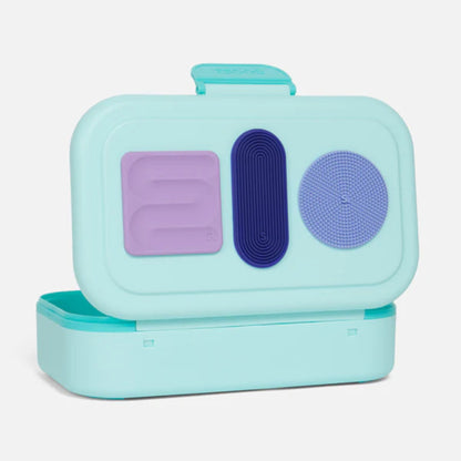 Slabs Silicone Sensory Sticker - Blue 3-pack