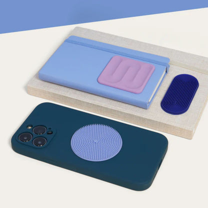 Slabs Silicone Sensory Sticker - Blue 3-pack