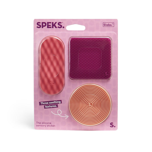 Slabs Silicone Sensory Sticker - Purple 3-pack