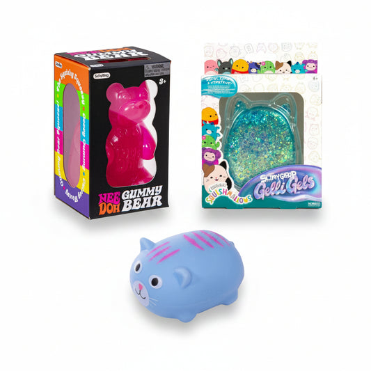 Squishy Bundle - NeeDoh Gummy Bear & more!
