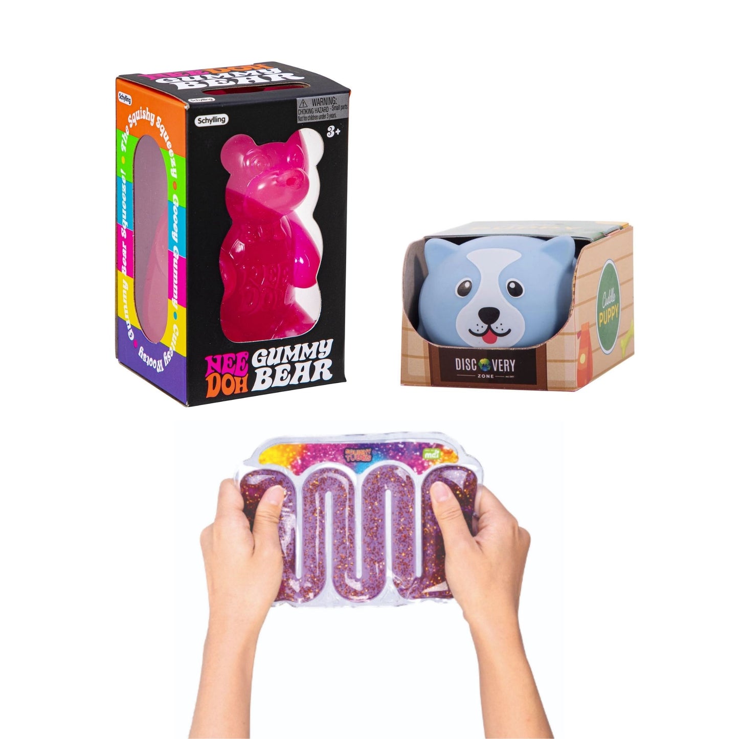 Squishy Bundle - NeeDoh Gummy Bear & more!