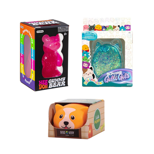 Squishy Bundle - NeeDoh Gummy Bear & more!