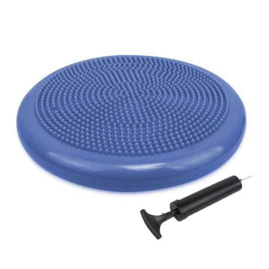 Wobble balance cushion with Hand Pump in blue