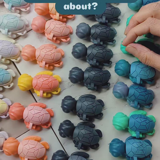 Demonstration of Calm Buddi Turtles anti-anxiety calming tool