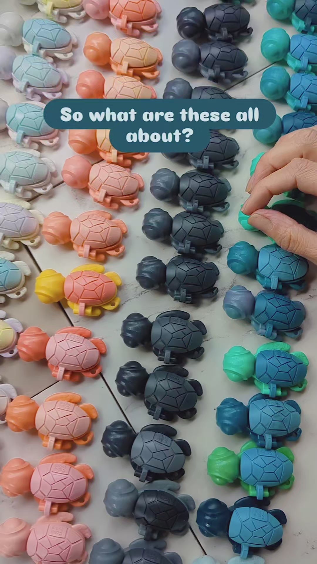 Demonstration of Calm Buddi Turtles anti-anxiety calming tool