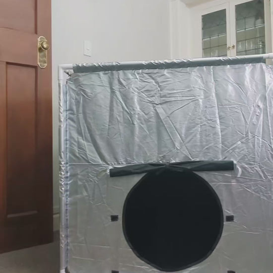 Demonstration of.Sensory Blackout Tent