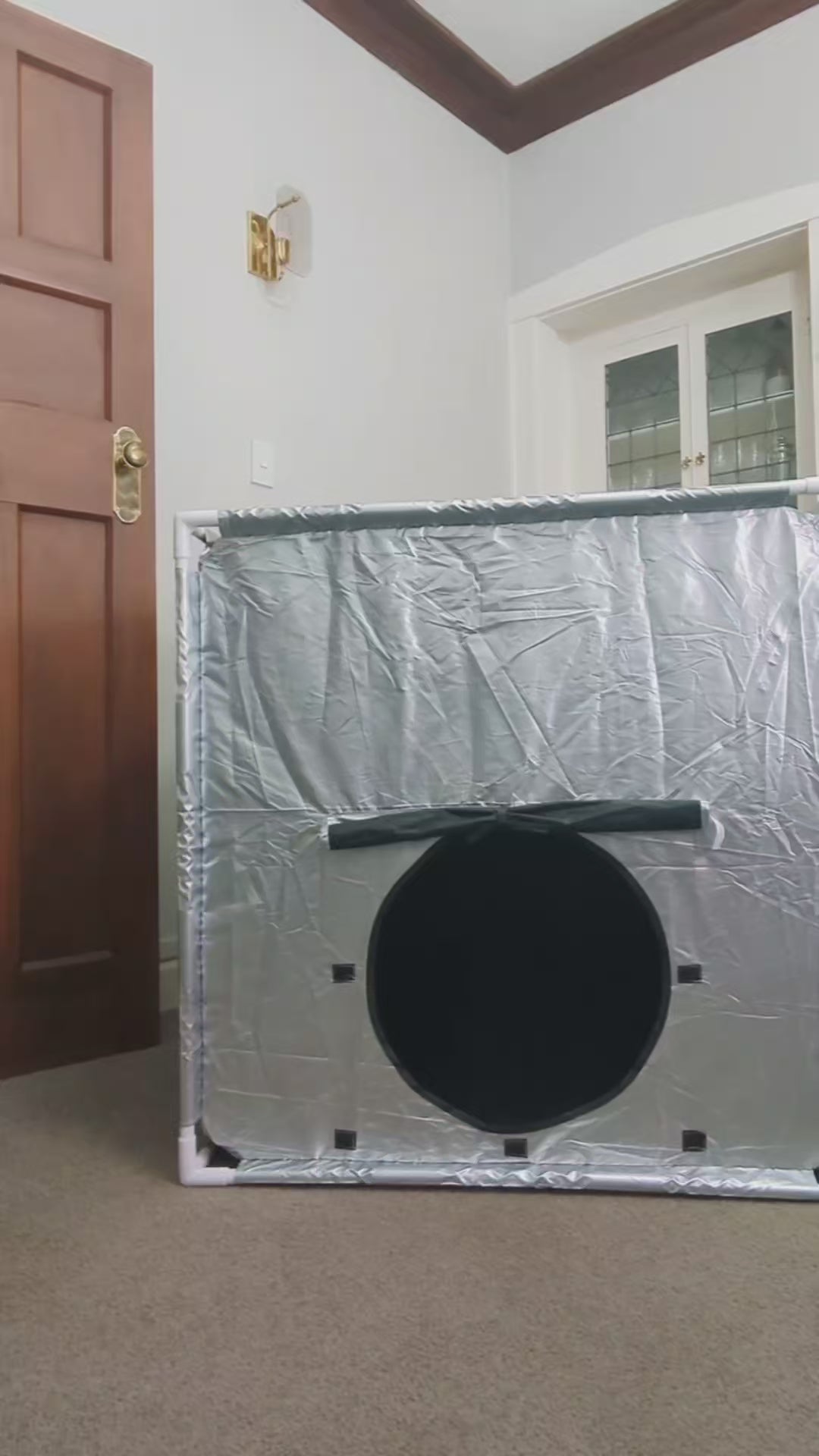 Demonstration of.Sensory Blackout Tent