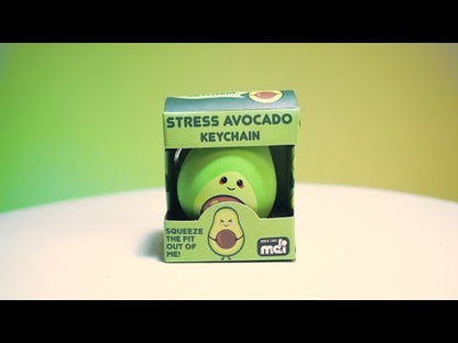 Stress Avocado Keychain